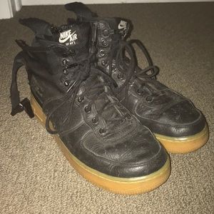 SF Air Force 1 Mid “Black Gum”